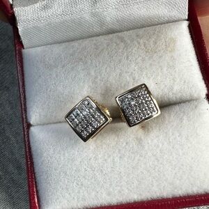 14k Gold Earrings with VS diamonds